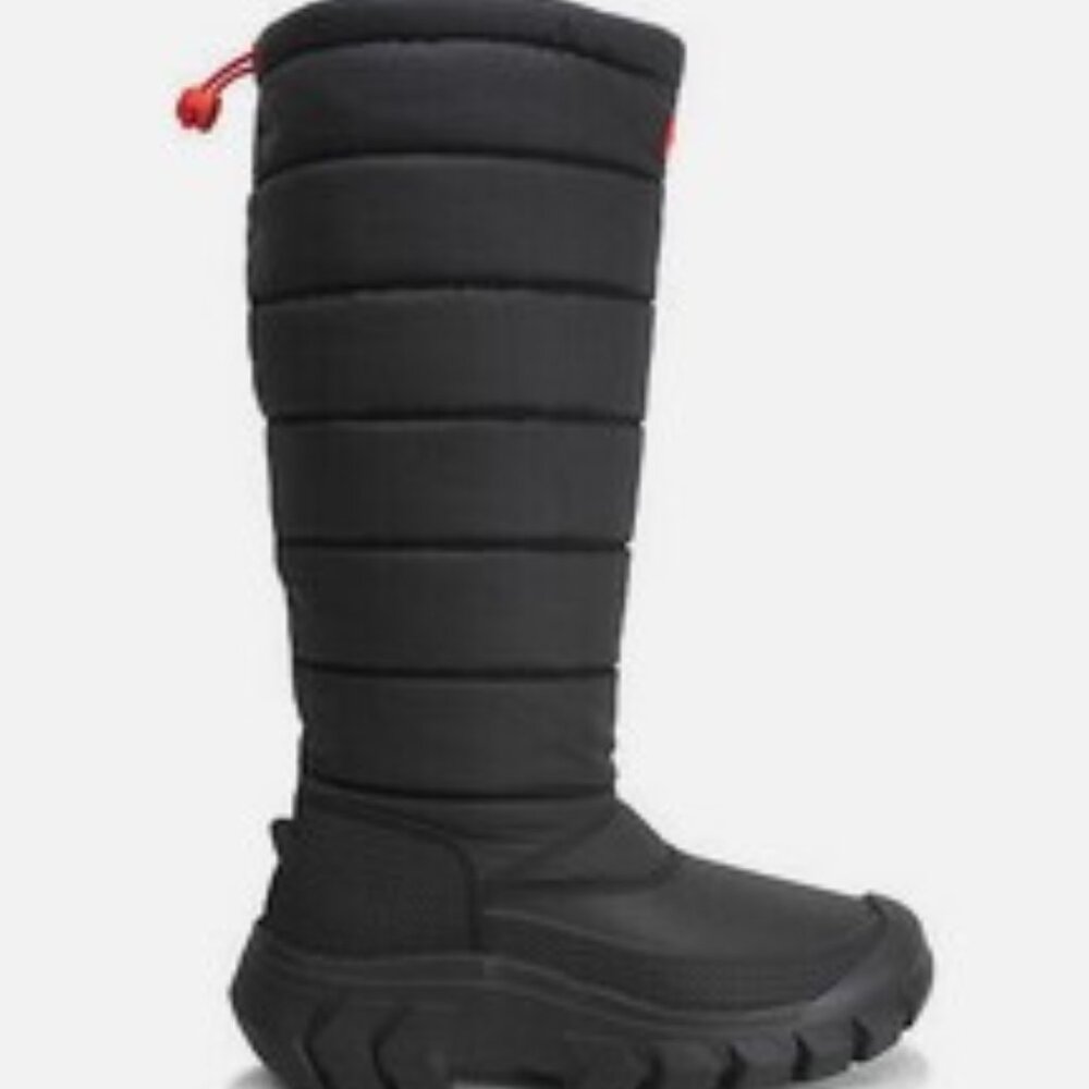 Hunter Womens Boots Intrepid Tall Snow Casual Slip-On Calf Length Boot NIB - Picture 5 of 6